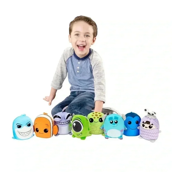Disney Pixar Disney 100 x Cuutopia 8-pack Finding Nemo/Monsters, Inc. Plush Toys - Picture 2 of 9